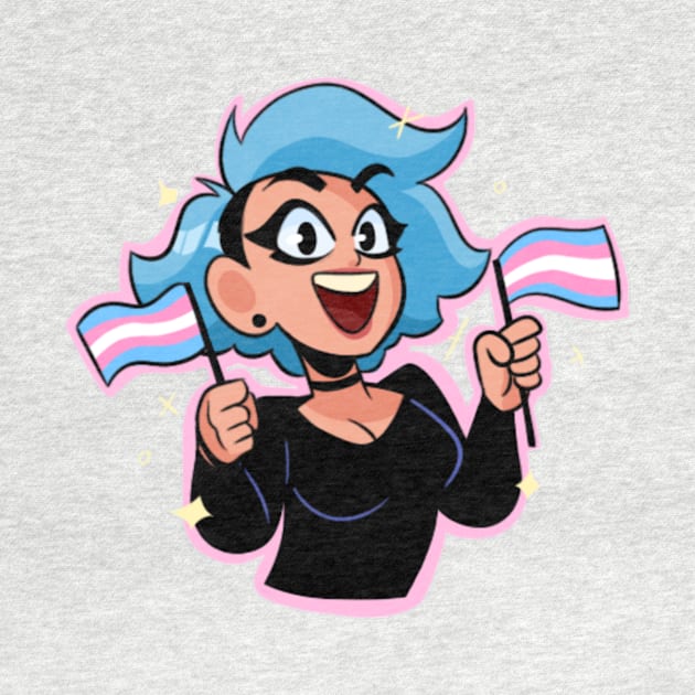 PeachFuzz Transgender Pride by PeachFuzz Comics Store